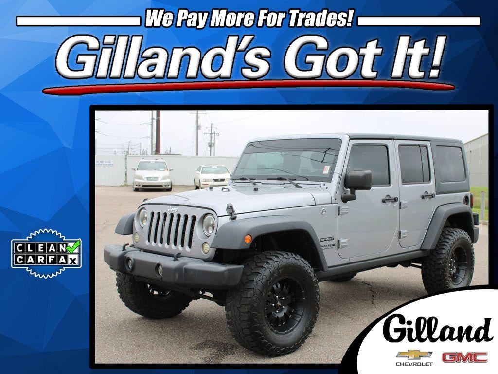 2018 Jeep Wrangler JK Unlimited Sport S