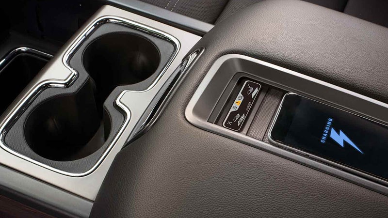 Mobile charging in the GMC Sierra 1500